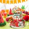 13 Pcs Summer Watermelon Tiered Tray Decor Set Summer Kitchen Decor Rustic Farmhouse Tier Tray Decor Items Watermelon Gnome Wooden Signs for Watermelon Party Decor Summer Home Decoration